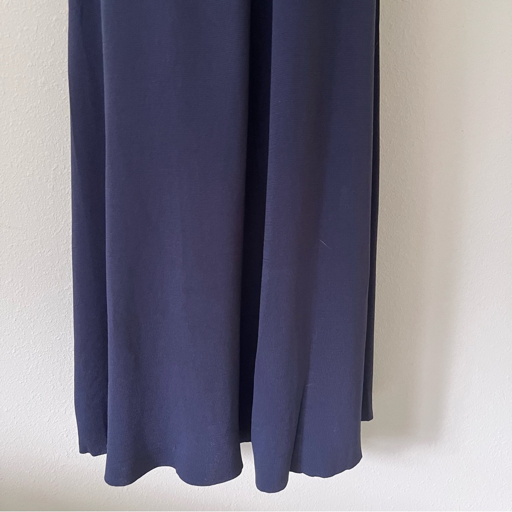Zara Maxi Dress Size‎ Small Navy Sleeveless Classic Preppy - Picture 6 of 16